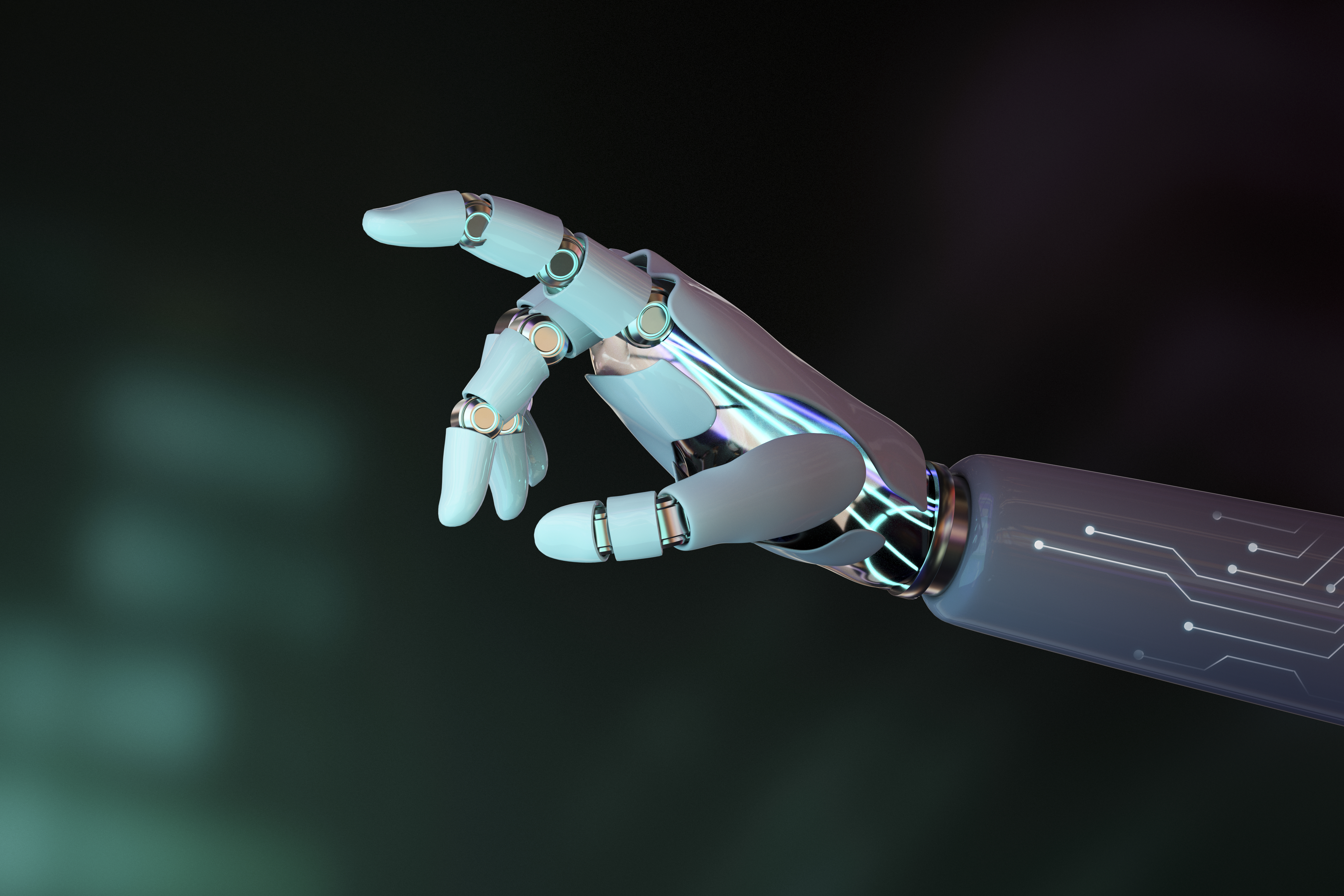 robot-hand-finger-pointing-ai-technology-background